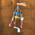 Jainism Themed Wind Chime / Baby Mobile For Ghodiya Palana (Paper Version) 4