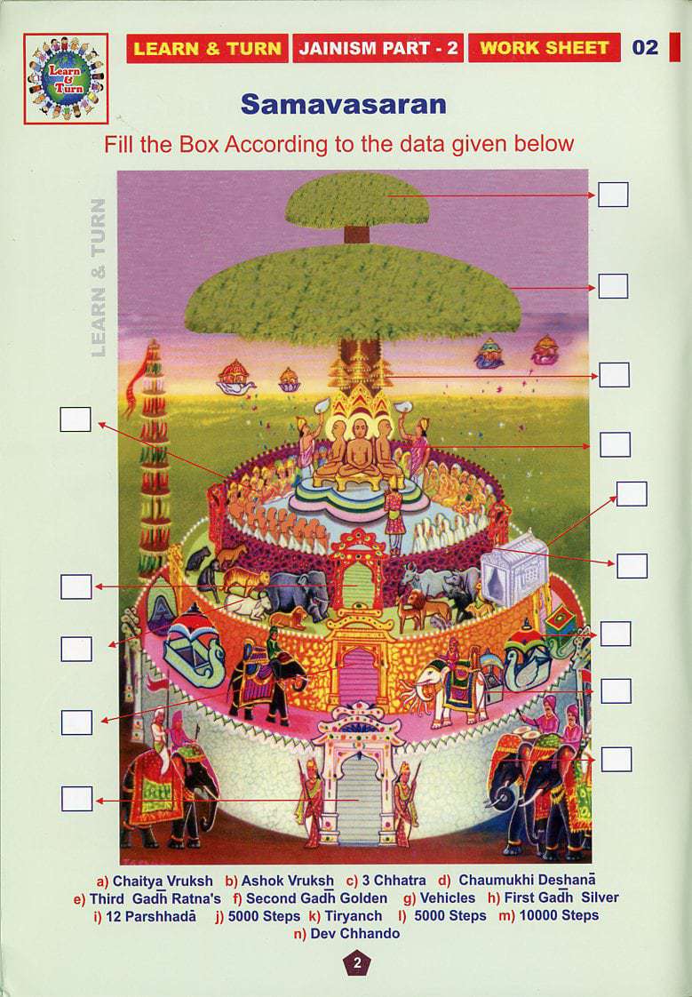 Jainism Work Sheet Part – 2 (For Student) 5