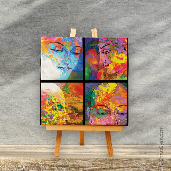 The Spiritualism of Mine, You, He and Anyone – Mini Canvas Painting (Print Edition)