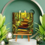 The path to liberation – Mini Canvas Painting (Print Edition) 5
