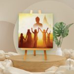 Spiritual Mini Canvas Painting Bundle (Pack of 9) 15
