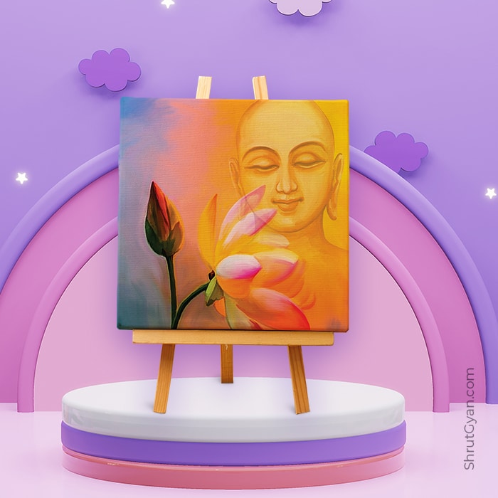 Deep Thought – Mini Canvas Painting (Print Edition) 2