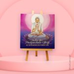 Sadhvi Shri Pushpachula Shriji – Mini Canvas Painting (Print Edition) 6