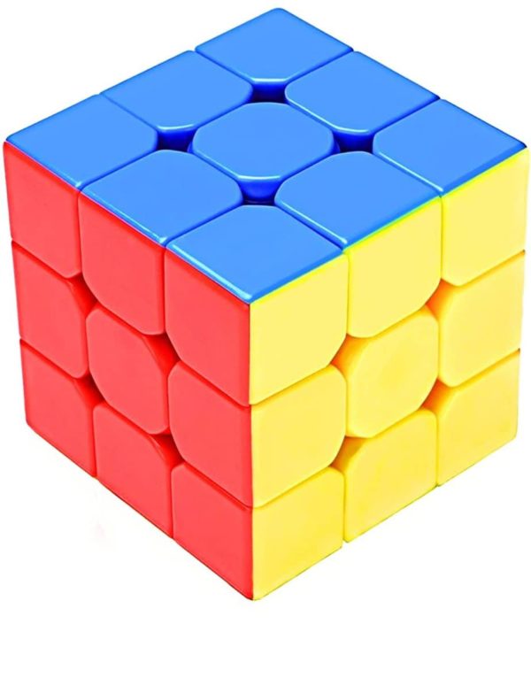Speed Cube 3x3x3 Stickerless For Kids And Adults, Multicolor