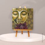 Spiritual Flowering – Mini Canvas Painting (Hand Painted Edition) 6