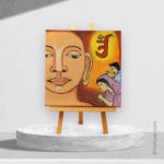 Spiritual Beings – Mini Canvas Painting (Hand Painted Edition) 6