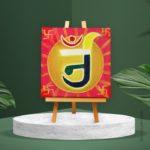 Jain Om – Mini Canvas Painting (Hand Painted Edition) 6