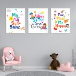 My Only Sun Shine / When Skies Are Gray / You Make Me Happy, Set of 3 Motivational Quote Poster 4