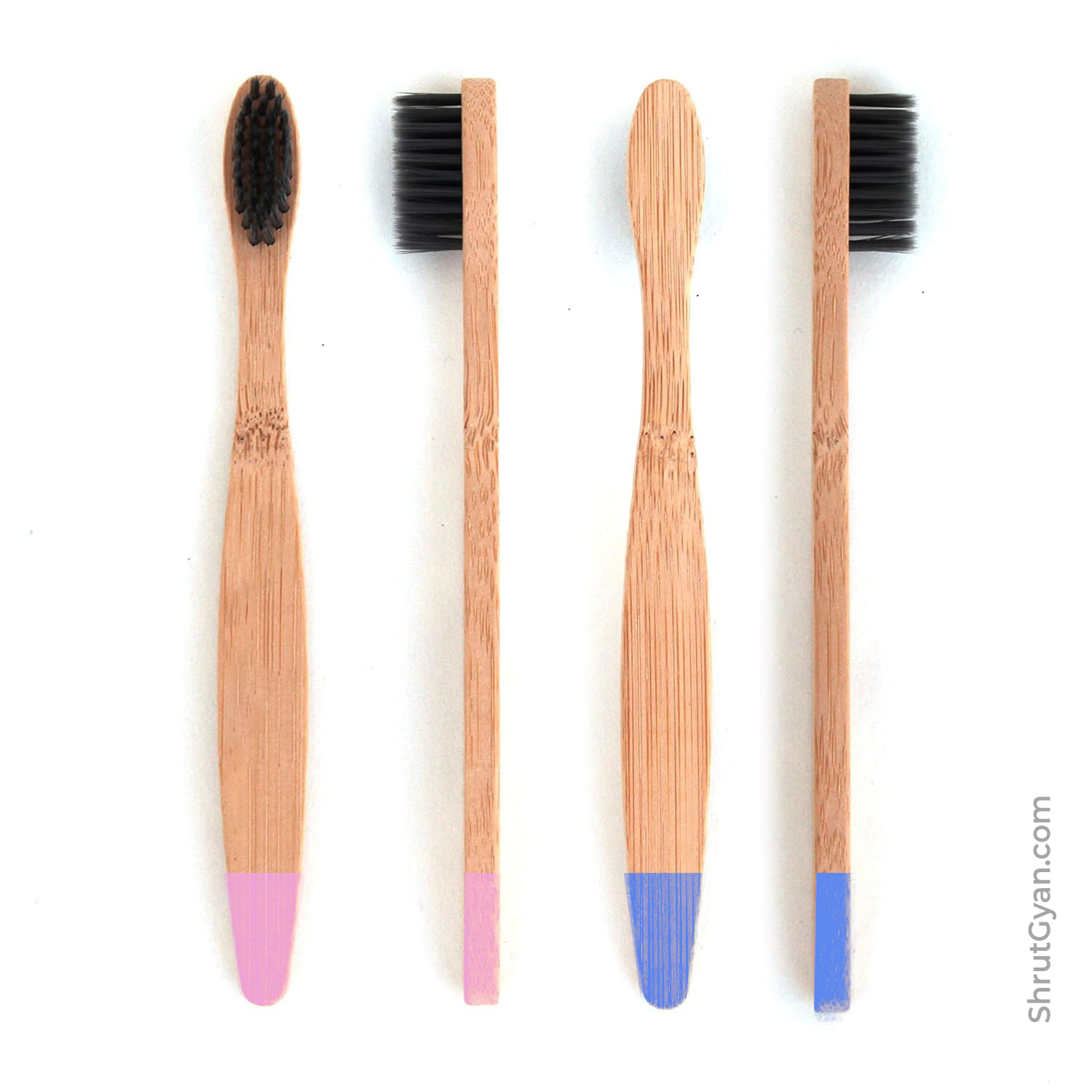 Kids Organic Bamboo Toothbrush with Soft Bristles