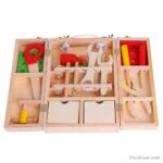 Wooden Multi Functional Work Tool Kit 7