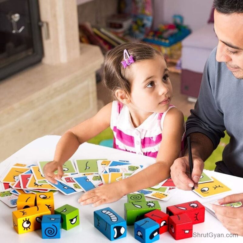 Cartoon Smiley Building Blocks 6