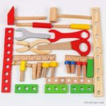Wooden Multi Functional Work Tool Kit 9