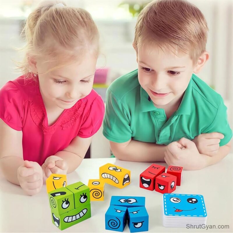 Cartoon Smiley Building Blocks 7