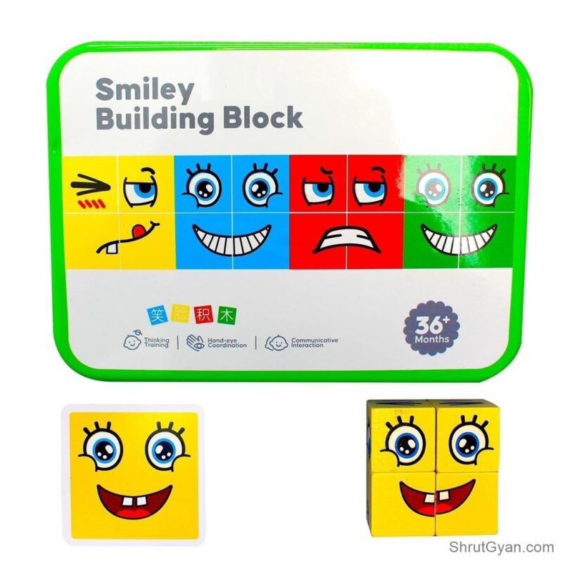 Cartoon Smiley Building Blocks 2