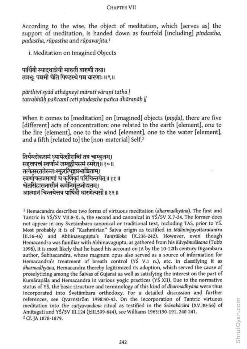 The Yogasastra of Hemacandra 4