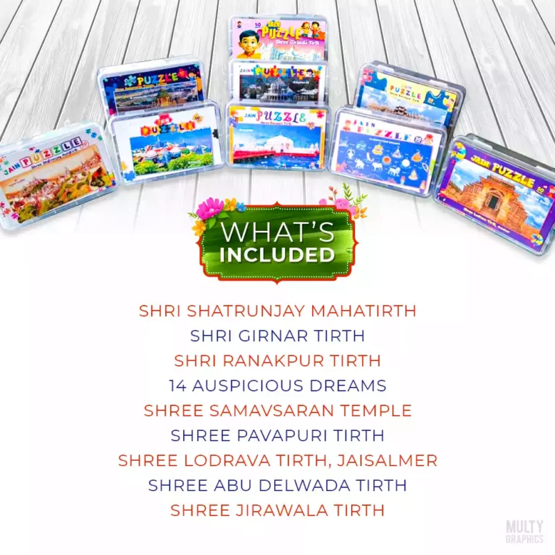 Jumbo Bundle of Jain Puzzles (Pack of 9) 3