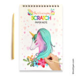 Scratch Sketch Scraping Paper Note 14