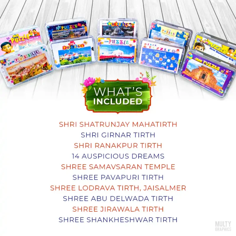 Jumbo Bundle of Jain Puzzles (Pack of 10) 3