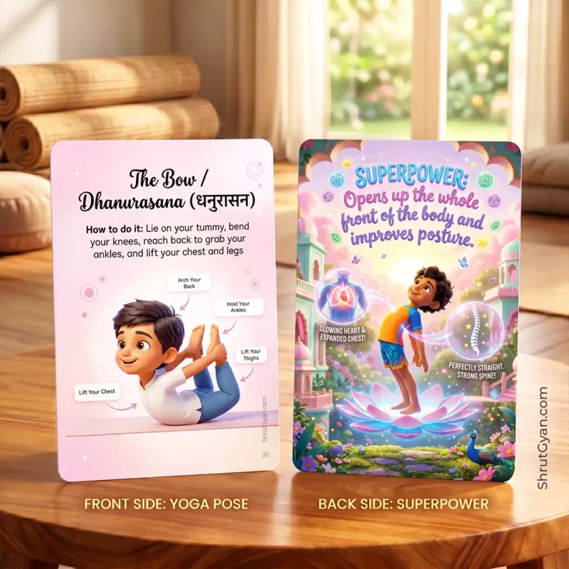 Yoga Flashcards for Kids 4