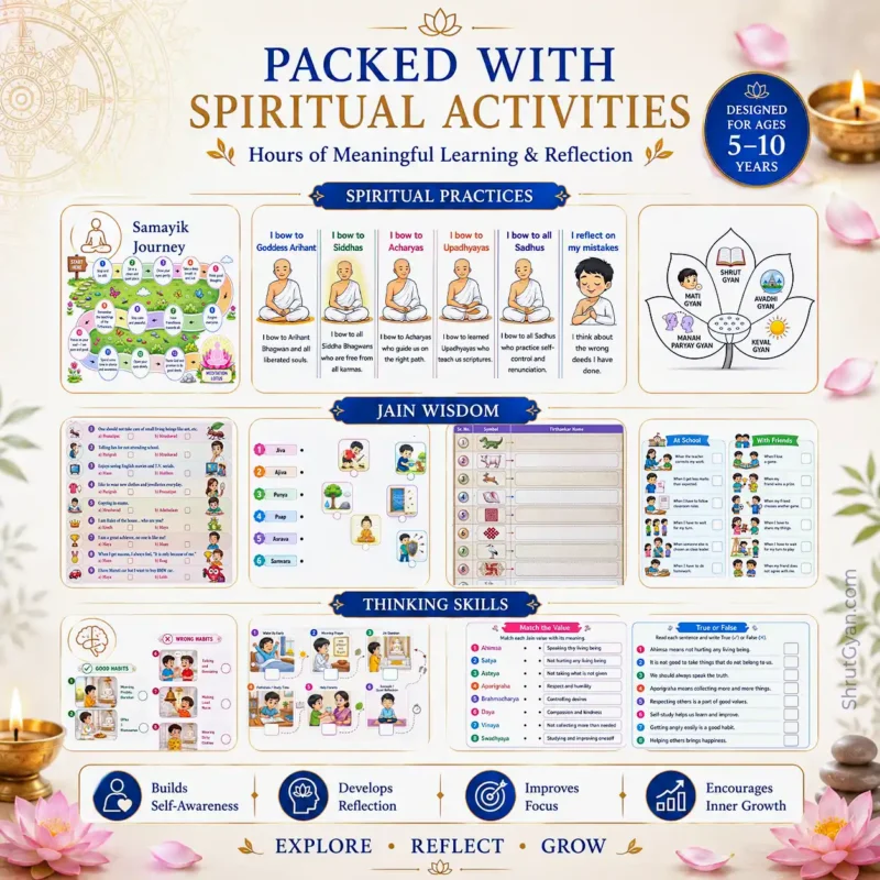 Jain Activity Book Series – All 3 Books 5