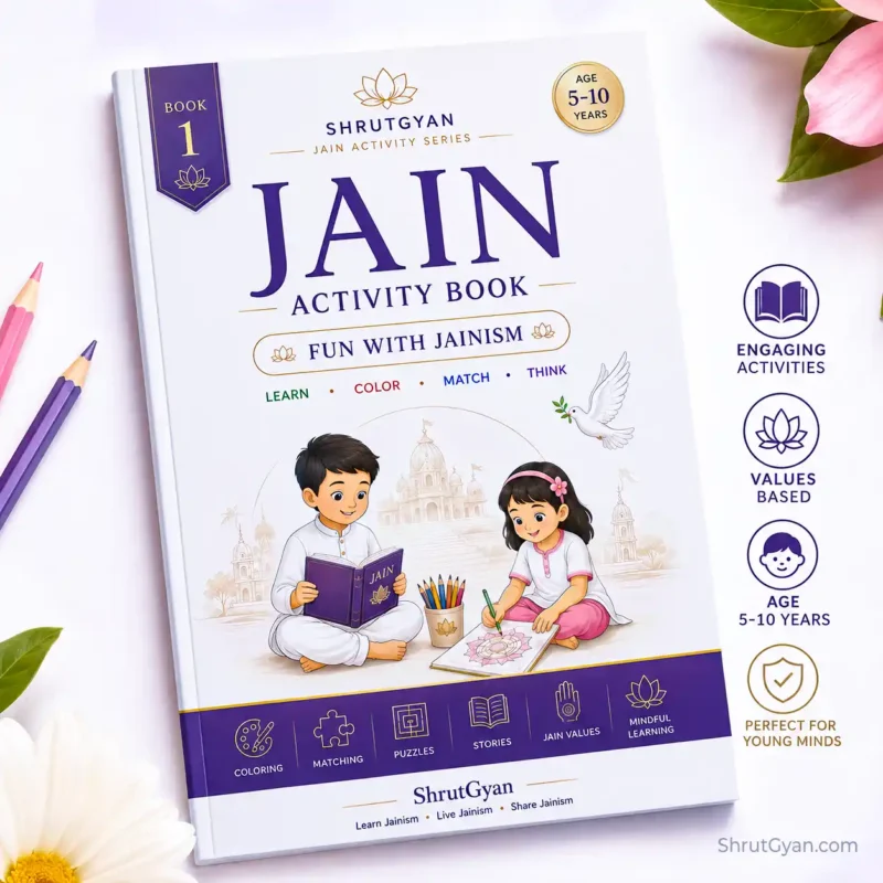 Jain Activity Book for Kids – Book 1 | Fun with Jainism | Shrutgyan Jain Activity Series 2