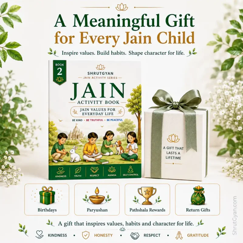 Jain Activity Book for Kids – Book 2 | Jain Values for Everyday Life | Shrutgyan Jain Activity Series 6