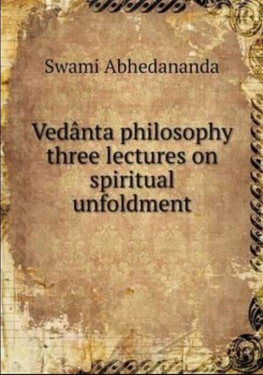 Cover of Vedanta Philosophy