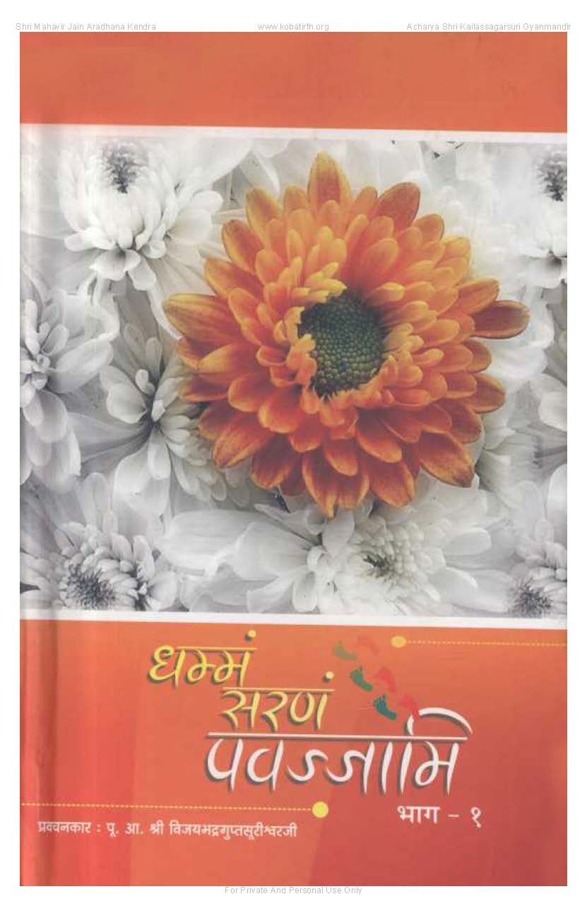 Cover of Dhammam Sarnam Pavajjami (Part 1)