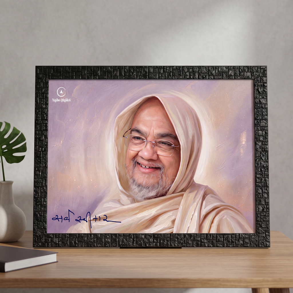Sarva Swikar Digital Oil Painting Frame Purple Colour 01 - Image 2