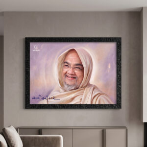 Sarva Swikar Digital Oil Painting Frame Purple Colour 01