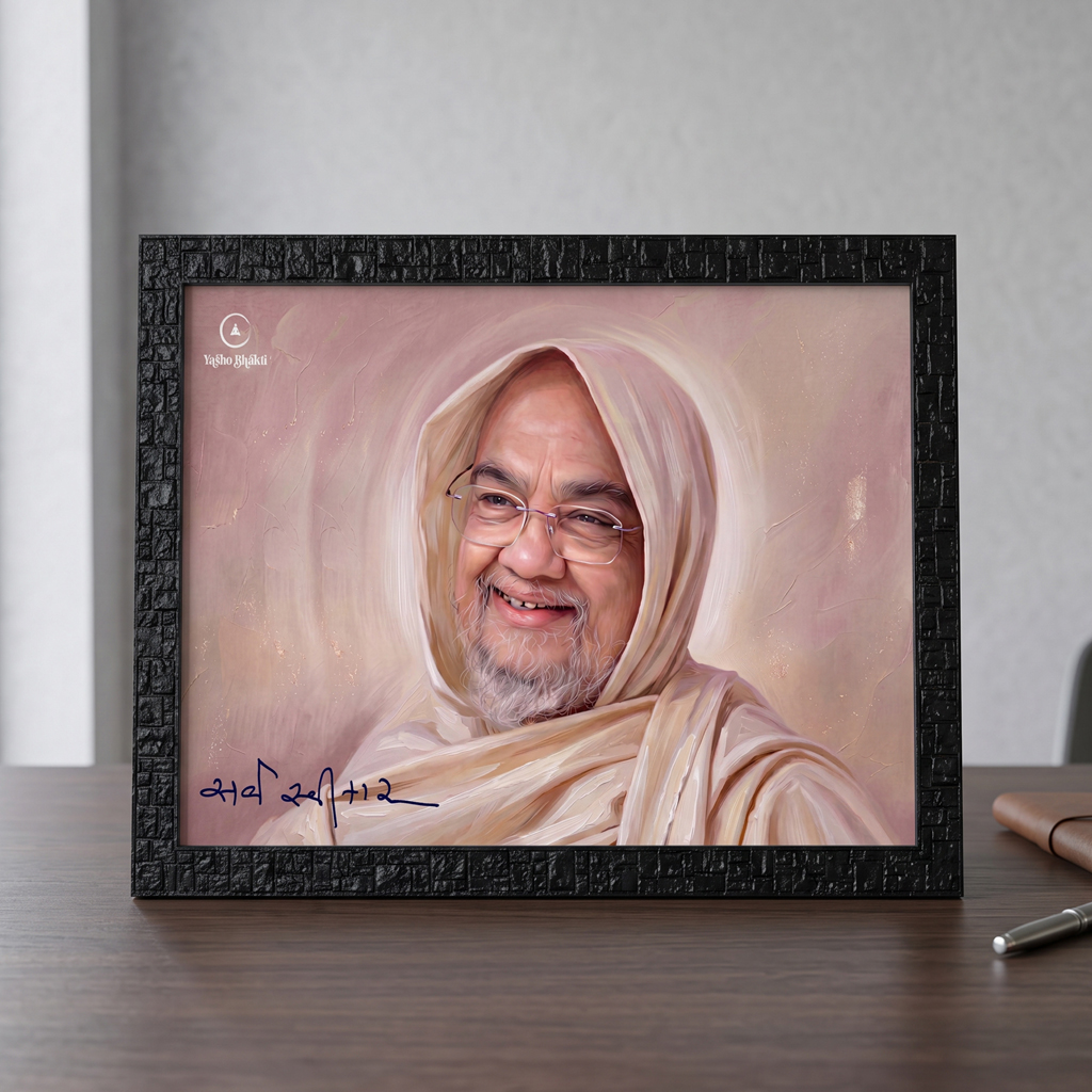 Sarva Swikar Digital Oil Painting Frame Pink Colour 03 - Image 6