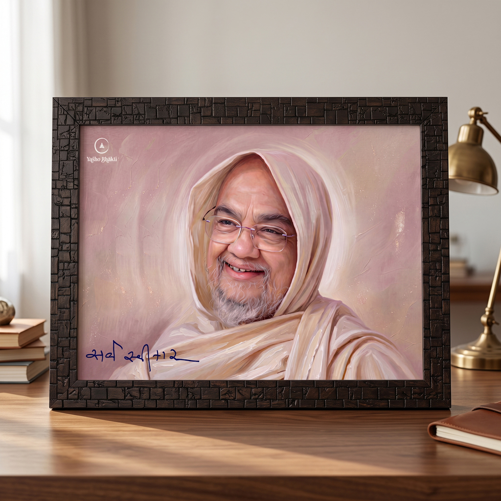 Sarva Swikar Digital Oil Painting Frame Pink Colour 03 - Image 3