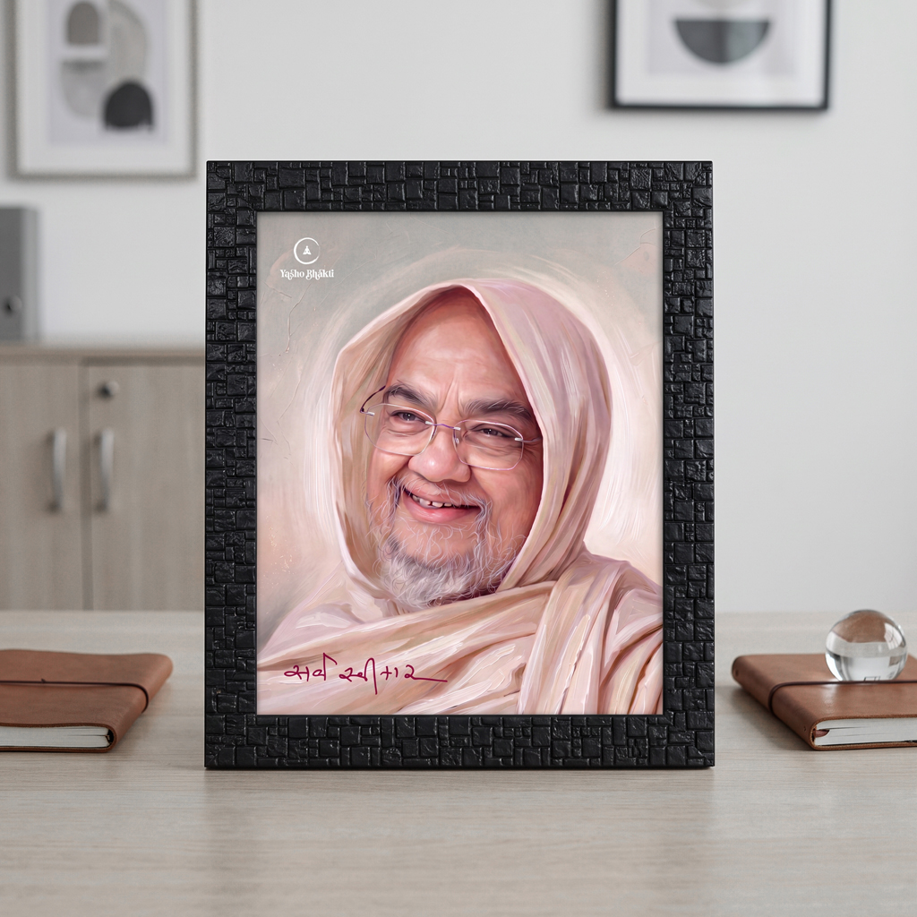 Sarva Swikar Digital Oil Painting Frame Green Colour 02 - Image 2